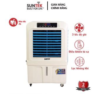 [Mã BMLT100 giảm đến 100K] Quạt Điều Hòa Hơi Nước SUNTEK SL45 Remote (Đá Khô) - Máy làm mát lọc không khí 180W