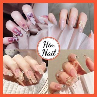 Móng Tay Giả Đính Đá Nail Box 24 Móng Đính Đá Kèm Keo Hin Nail