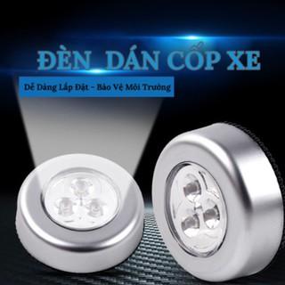 Đèn Led Dán Cốp Xe Ô Tô, Dán Tường 3 bóng siêu sáng