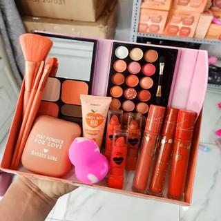 Bộ trang điểm cá nhân chuyên nghiệp đầy đủ gồm 11 món Makeup ,với 6 son siêu lì đủ màu, dành cho Nàng nào thích son