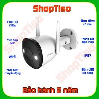 Camera an ninh Imou Bullet 2E - F22FP. Độ phân giải Full HD 1080p - 2.0MP. Ban đêm có màu. Đèn LED trợ sáng. MIC thu âm