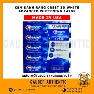 [MẪU MỚI 2022] KEM ĐÁNH RĂNG CREST 3D WHITE ADVANCED WHITENING 147G