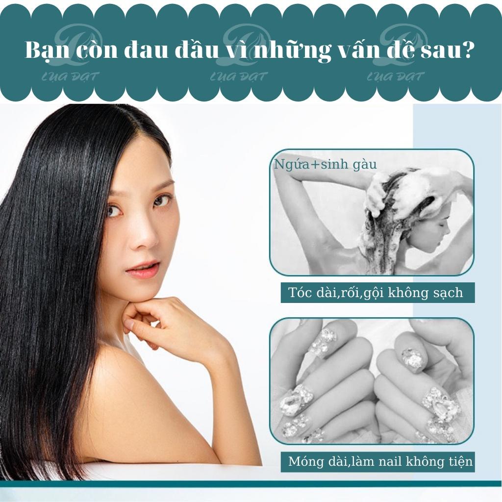 Có cần phải dùng thêm sản phẩm chăm sóc tóc khác khi sử dụng lược gội đầu massage không?