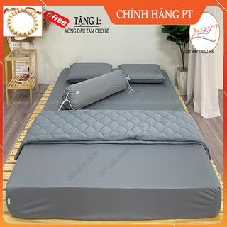 Ga chống thấm cho bé,chính hãng PT, chất liệu 100% cotton cao cấp, bé tè lau là sạch, mẹ chăm sóc bé nhàn hơn (mẫu trơn)