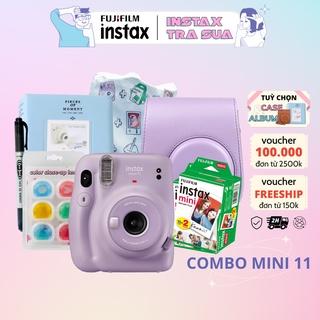 Combo Instax Mini 11 - BỘ MÁY và phụ kiện chụp ảnh lấy liền Fujifilm Instax Mini 11 - Bảo Hành Chính hãng 1 năm