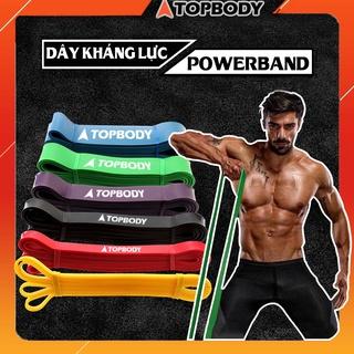 Dây kháng lực tập gym, Power Band đa năng, hỗ trợ luyện tập thể dục, tiện lợi tại nhà, văn phòng TOPBODY