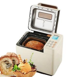 Máy làm bánh mì tự động 3 trong 1 Petrus PE8855/PE9709 máy nhồi, ủ, nướng bánh mì có khay rắc hạt tự động