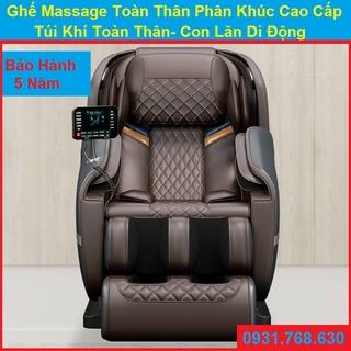 [ RẺ HƠN HOÀN TIỀN ] Ghế Massage Trị Liệu Toàn Thân Bi Lăn 4D , Màn Hình LED Tiếng Việt , Hệ Thống Túi Khí Đùi