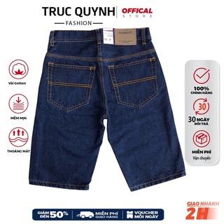 Quần short Jean Nam 03 màu cơ bản, quần đùi nam vải jean cotton mềm mịn form chuẩn đẹp - có size Bự Jean006