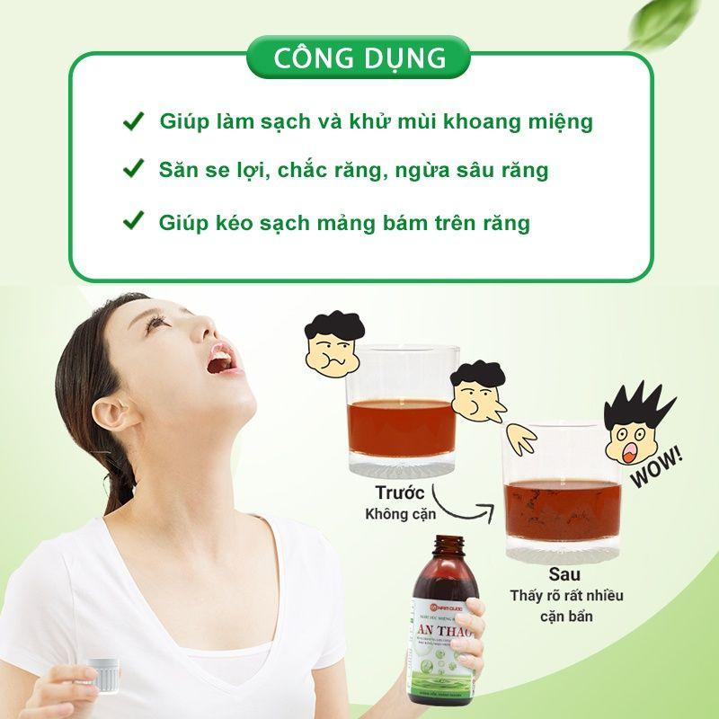 Các thành phần chính của nước súc miệng dược liệu là gì?