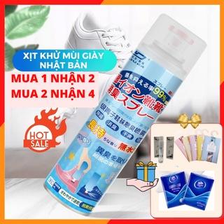 [Giá Sốc] Xịt Khử Mùi Hôi Giày Dép Hôi Chân Tất Vớ Làm Thơm Tủ Giày Công Nghệ Nano Bạc Tiên Tiến Hiệu Quả QUINA QN007