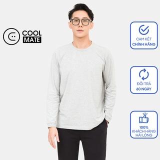 Áo thun nam DÀI TAY Cotton Compact Premium chống nhăn thương hiệu Coolmate