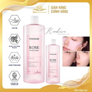 Nước hoa hồng Mamonde cấp ẩm khô thoáng nhẹ dịu cho mọi làn da Mamonde MAMONDE ROSE WATER TONER - 3 loại dung tích