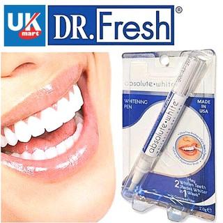 Bút Tẩy Trắng Răng Trắng 2 tông chỉ trong 1 tuần DR FRESH absolute white Whitening Gel Pen UK (giá rể) [Giá sỉ]