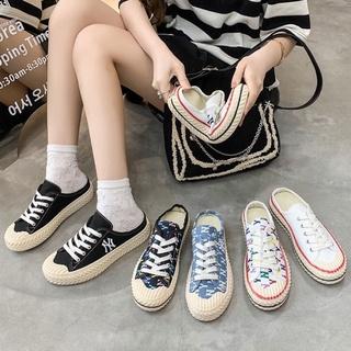 Giày sneaker Sục MLB ny các màu Hot trend nam nữ, Giày thể thao Lười đạp gót dùng đi học,tập gym,chạy bộ