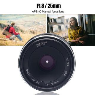 Ống kính Meike 25mm F.18 Chỉnh tay MF cho máy ảnh Canon M, Fujifilm, Sony