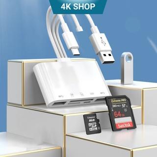 Đầu đọc thẻ nhớ SD OTG kiêm đầu chuyển đổi usb cho type c đa năng