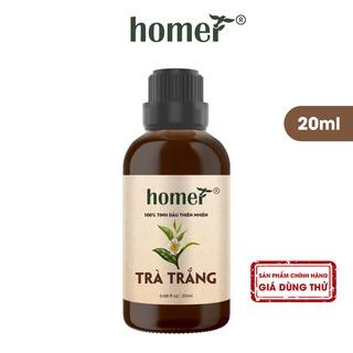 Tinh dầu Trà Trắng Homer 20ml/100ml - White Tea Essential Oil - đạt chuẩn chất lượng kiểm định