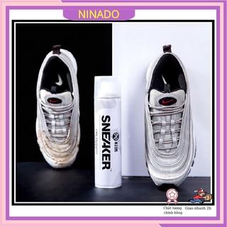 Chai xịt bọt làm sạch giày Sneaker Hando 300ml -Tẩy trắng sạch chuyên sâu giày túi đồ dùng