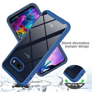 Ốp điện thoại silicone TPU mềm trong suốt chống sốc và va đập 2 trong 1 toàn phần cho LG V60 G8 ThinQ/V50S/G8X