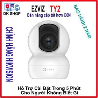 Camera IP Wifi (Hikvision) Ezviz TY2 Full HD 1080P 2MP - Trong Nhà - Chính Hãng - Xoay 360 Độ - Giá rẻ.