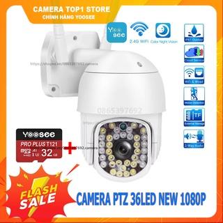 Camera IP Yoosee Ngoài Trời PTZ2 FullHD Tiếng Việt - Xoay 360 Kèm Thẻ 32 Gb