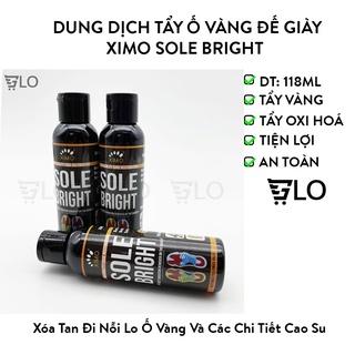 Chai Dung Dịch Tẩy Ố Vàng Đế Giày XIMO Sole Bright cho chất liệu Icy, Cao Su, Nhựa, Boost XI07