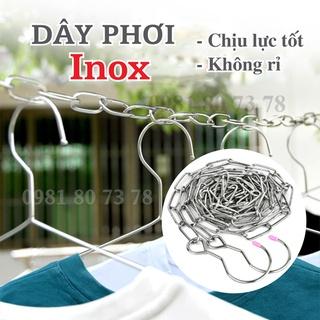 Dây phơi quần áo, dây phơi đồ thông minh, dây phơi đồ inox dày 3mm