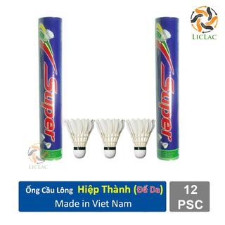 Ống Cầu Lông Hiệp Thành Đế Da Cao Cấp 12 quả hàng Việt Nam chất lượng cao, Quả Cầu Lông - LICLAC