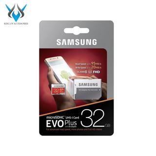 Thẻ nhớ MicroSDHC Samsung Evo Plus 32GB UHS-I U1 95MB/s - BOX 2017 (Đỏ) + Tặng Adapter Samsung