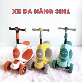 [Hàng chính hãng] Xe Scooter SaSa 3in1 cao cấp cho bé 30x60x66cm