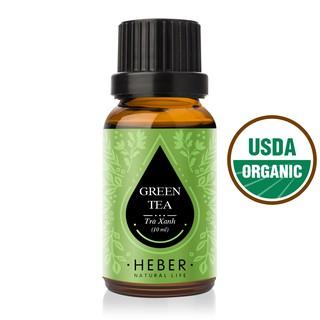 Tinh Dầu Trà Xanh Green Tea Heber Natural Life, Cao Cấp Nhập Khẩu, Thiên Nhiên Nguyên Chất, Chai 10ml/30ml/50ml