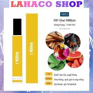 Tinh dầu nước hoa nam thơm lâu chính hãng mini giá rẻ ONE MILLION dầu thơm Pháp Lahaco Shop