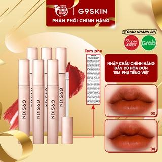 Son kem lì, siêu mịn mượt, lên màu chuẩn Hàn Quốc G9Skin First V-Fit Velvet Tint 3.5g (03 nâu gạch, 04 đỏ gạch)