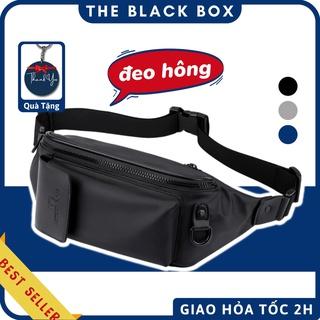 Túi Đeo Chéo Nam STEEL ROSE M166 Chống Nước Cao Cấp Đeo Ngực Đeo Hông, Bao Tử Thời Trang 2022 - The Black Box