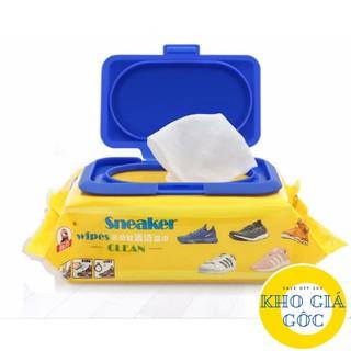 Túi 30 miếng khăn lau giày trắng diệt khuẩn, chống ố, tiện lợi mọi nơi (Sneaker Wipes)