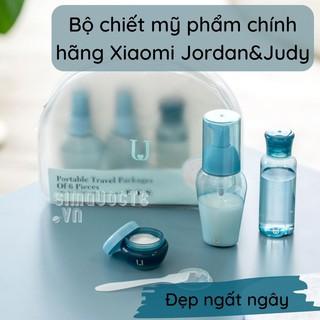 [6 món] Bộ chiết mỹ phẩm dầu gội sữa tắm đi du lịch Xiaomi Jordan & Judy tặng kèm dụng cụ chiết