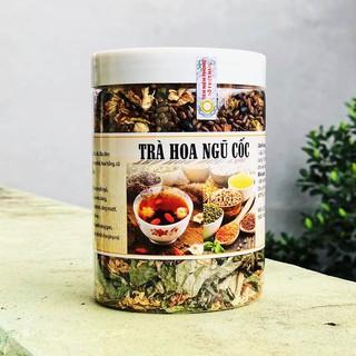 Trà Hoa Ngũ Cốc thảo mộc thanh nhiệt cơ thể, trà giảm cân lợi sữa gạo lứt xạ đen mát gan giải độc - TNC