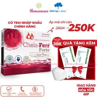 Chela Ferr Forte - bổ sung sắt cho bà bầu - bổ máu từ sắt hữu cơ, Acid Folic - Viên sắt Chelaferr nhập khẩu