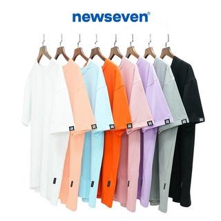 Áo thun Unisex N7 Basic Tee phông trơn nam nữ tay lỡ oversize form rộng 12 màu