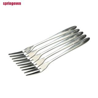 Set 5 / 10 nĩa ăn trái cây bằng thép không gỉ tiện dụng