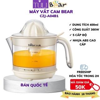 Máy Vắt Cam Ép Nước Chanh Cam Quýt Tự Động MiNi Đa Năng Bear CZJ-A04B1, Bảo Hành Chính Hãng 18 Tháng