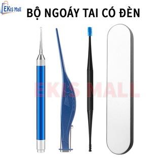 Bộ dụng cụ lấy ráy tai 6 món thép không gỉ Ngoáy tai đa năng chuyên nghiệp an toàn vệ sinh cho gia đình