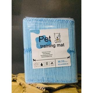 [Mã PET20K giảm 20K đơn 250K] Bịch Tã lót cho chó mèo đi vệ sinh vào khay, chuồng bằng giấy siêu thấm hút 100, 50 miếng