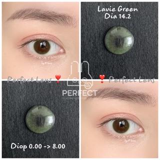 Lens Mắt , Kính Áp Tròng LAVIE GREEN Không Độ , DIA 14.0 , Cho Mắt Nhạy Cảm Giá Sale