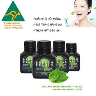 Viên thảo dược thơm miệng Breath Peals (50 viên chính hãng Úc) giúp giảm hôi miệng