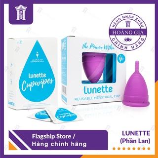 Cốc nguyệt san Lunette Phần Lan (Tím) - HÀNG CHÍNH HÃNG + TẶNG HỘP GIẤY LAU TIỆT TRÙNG CỐC NK PHẦN LAN TRỊ GIÁ 159K