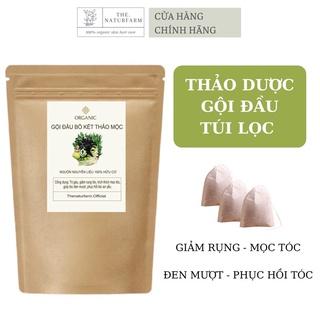 Thảo dược gội đầu bồ kết túi lọc mix thảo mộc đủ vị - kích mọc tóc, phục hồi tóc, giảm rụng