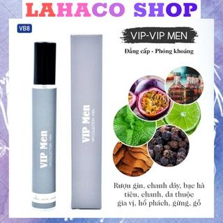 Tinh dầu nước hoa nam chính hãng mini thơm lâu giá rẻ VIP MEN dầu thơm Pháp Lahaco shop