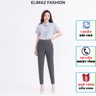 [Mã BMLT35 giảm đến 35K đơn 99K] Quần tây âu nữ công sở Elimaz một cúc Q2008